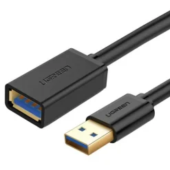 Kabel UGREEN USB 3.0 Przedłużający 2m USB-A M-F 5Gb s Czarny