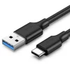 Kabel UGREEN US184 USB-C 3.0 0.5m Szybki Transfer Danych i Ładowanie Czarny