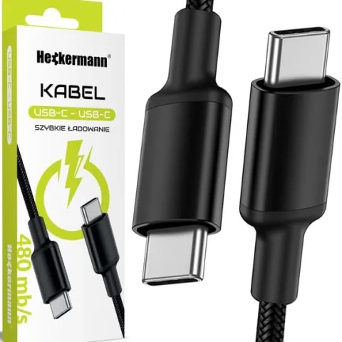 Kabel Usb C-C 3A Heckermann 610Cc