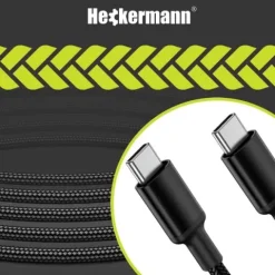 Kabel Usb C-C 3A Heckermann 610Cc