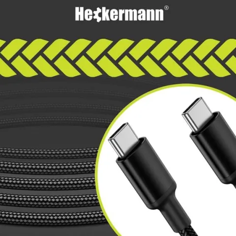 Kabel Usb C-C 3A Heckermann 610Cc
