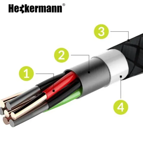 Kabel Usb C-C 3A Heckermann 610Cc