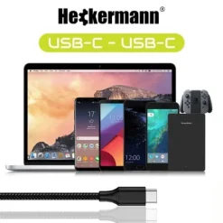 Kabel Usb C-C 3A Heckermann 610Cc
