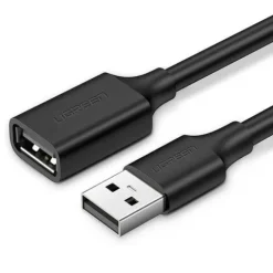 Kabel USB UGREEN US103 1m Przedłużacz DO Klawiatury Myszki Czarny