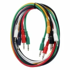 Kable do krosownicy Patch Set Eurorack mini Jack 3,5 mm mono 60 cm 6 szt.