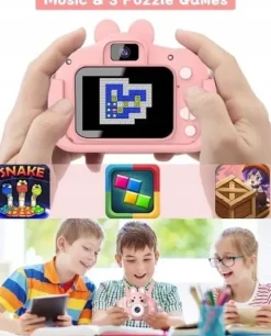 KAMERA DLA DZIECI APARAT FOTOGRAFICZNY CYFROWY 1080P HD EKRAN 2,0CALA 32GB
