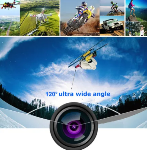 Kamera sportowa 1080p czarna