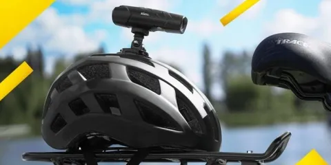 Kamera sport-owa Xblitz Everywhere dwa kierunki PRZÓD+TYŁ MOTOR ROWER +64GB