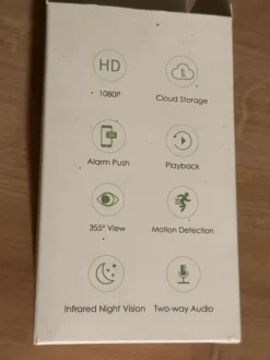 Kamera WiFi Obrotowa 2MPx Full HD (NIANIA ELEKTRONICZNA) przemysłowa