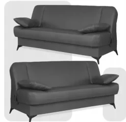 Kanapa sofa Sara ekoskóra rozkładana wersalka spania łóżko Family Meble
