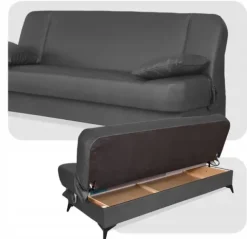 Kanapa sofa Sara ekoskóra rozkładana wersalka spania łóżko Family Meble
