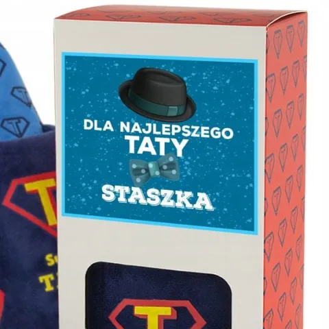 Kapcie męski z nadrukiem pantofle na DZIEŃ TATY