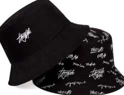 Kapelusz Czapka BUCKET HAT RYBACKI dwustronny napisy KR5_Wnapisy