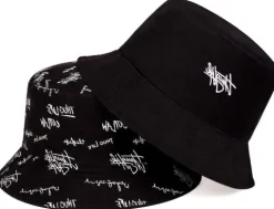 Kapelusz Czapka BUCKET HAT RYBACKI dwustronny napisy KR5_Wnapisy