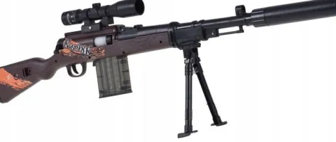 KARABIN DUŻA SNAJPERKA NA STRZAŁKI PIANKOWE ZESTAW +ŁUSKI ZABAWKA REPLIKA