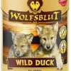 Karma dla szczeniąt bez sztucznych dodatków Wolfsblut Kaczka i bataty 395g