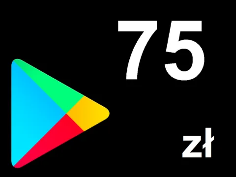 Karta Google Play 75zł Kod Prepaid Klucz Android