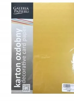 KARTON OZDOBNY ICELAND ANTYCZNE ZŁOTO 220G/M2 (20)