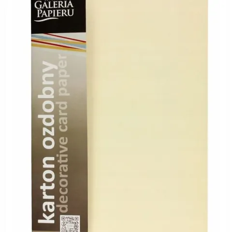 KARTON OZDOBNY NATTE KREMOWY 250G/M2 (20) 0818