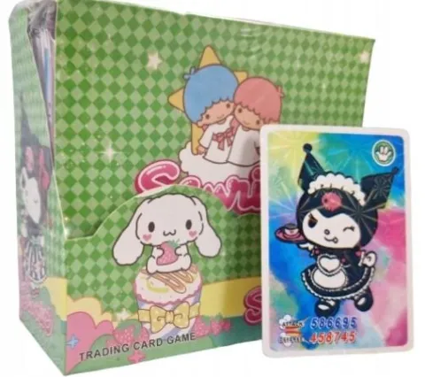 KARTY KUROMI BOOSTER BOX 288 KART 36 SASZETEK MEGA ZESTAW SANRIO