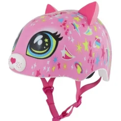 Kask juniorski C-PREME ASTRO CAT Pink 48-52 cm