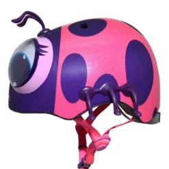 Kask juniorski C-PREME Lady Bug Pink 48-52 cm