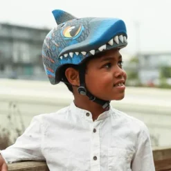 Kask juniorski C-PREME SIR CHOMPZ Blue 50-54 cm