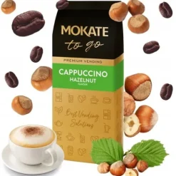 Kawa Cappuccino Instant Vending Orzech Laskowy Duże Opakowanie 1KG MOKATE