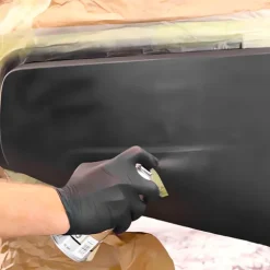 K2 BUMPER FARBA LAKIER STRUKTURALNY W SPRAY DO PLASTIKU PLASTIKÓW CZARNY