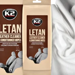 K2 Chusteczki Do Czyszczenia Tapicerki Skórzanej Foteli Skóry Nawilżane