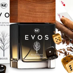 K2 EVOS BOSS FLAKON 50ML PERFUMY DO SAMOCHODU AUTA ZAPACH ATOMIZER