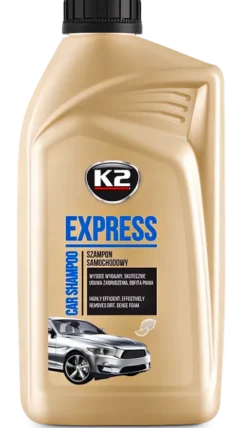 K2 EXPRESS 1L Gęsty Wydajny Szampon Samochodowy Wysokopienny do mycia auta