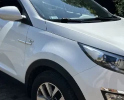 Kia Venga (I, Mini MPV, 09-19) - Pokrowiec skórzany na kierownicę czarny Ca