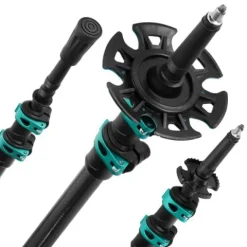 Kije Trekkingowe Carbon 3K, Teleskopowe, EVA, 135 cm TK8607 Nils