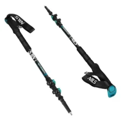 Kije Trekkingowe Carbon 3K, Teleskopowe, EVA, 135 cm TK8607 Nils