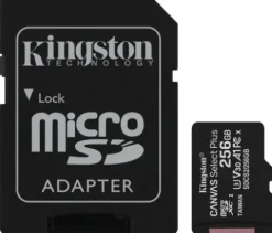KINGSTON KARTA MICROSD 256 GB MICRO CL10 ADAPTER