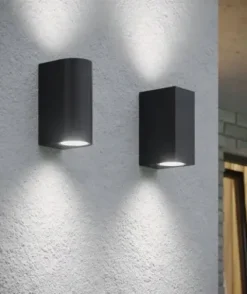 Kinkiet ogrodowy GU10 LED Lampa elewacyjna zewnętrzna SuperLED