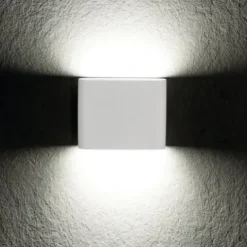 Kinkiet ogrodowy Kanlux biały zintegrowane źródło LED 8W 4000K