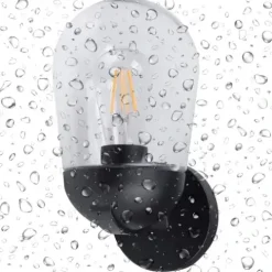 Kinkiet ogrodowy Lampa elewacyjna E27 LED