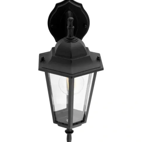Kinkiet Ogrodowy Lampa LATARNIA E27 IP44 Czarna