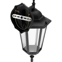 Kinkiet Ogrodowy Lampa LATARNIA E27 IP44 Czarna