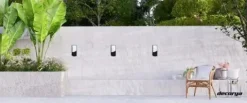 KINKIET ZEWNĘTRZNY OPRAWA CZARNA ALU LAMPA LED ELEWACYJNA OGRODOWA E27 IP65
