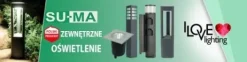 Kinkiet zewnętrzny Retro Maxi K 3012/1/BD g Suma