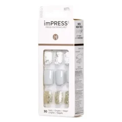 KISS Sztuczne Paznokcie samoprzylepne imPress - Knock Out 1op.(30szt)