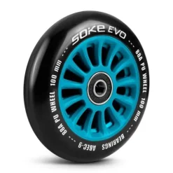 Kółka do hulajnogi 100 mm niebieskie 2 szt
