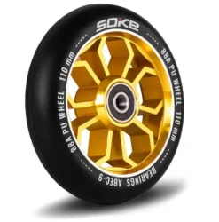 Kółka do hulajnogi 110 mm złote 2 szt