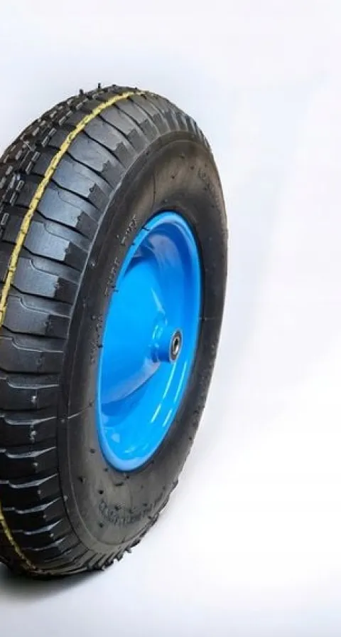 KÓŁKO KOŁO DO TACZKI WÓZKÓW 40CM 2PR 4.00-8 MOCNE POMPOWANE