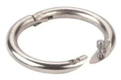 Kółko nosowe dla byka Profi, niklowane, śr. 54 mm, Kerbl