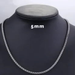 Klasyczny Łańcuszek STAL 316L Lisi Ogon Długość 50cm, grubość 3mm