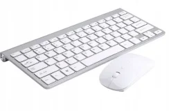 KLAWIATURA I MYSZKA BEZPRZEWODOWA MYSZ ZESTAW USB MINI SLIM do laptop TV PC